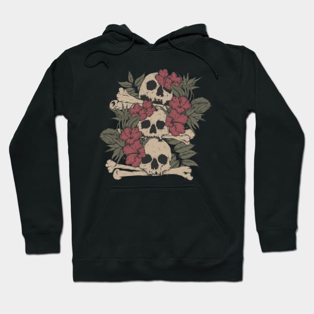 Skull and Crossbones Hoodie by Jess Adams